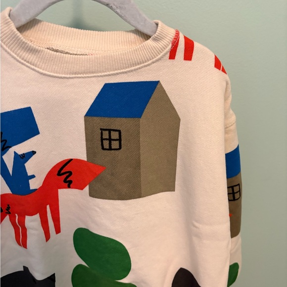 ZARA FOREST PRINT SWEATSHIRT - Picture 6 of 10